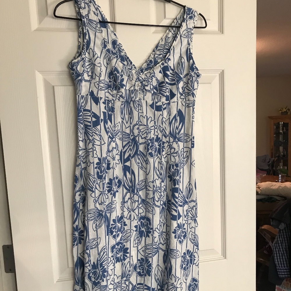 Vintage Tommy Hilfiger linen/cotton dress, sz 2